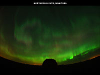 Northern lights Manitoba desktop