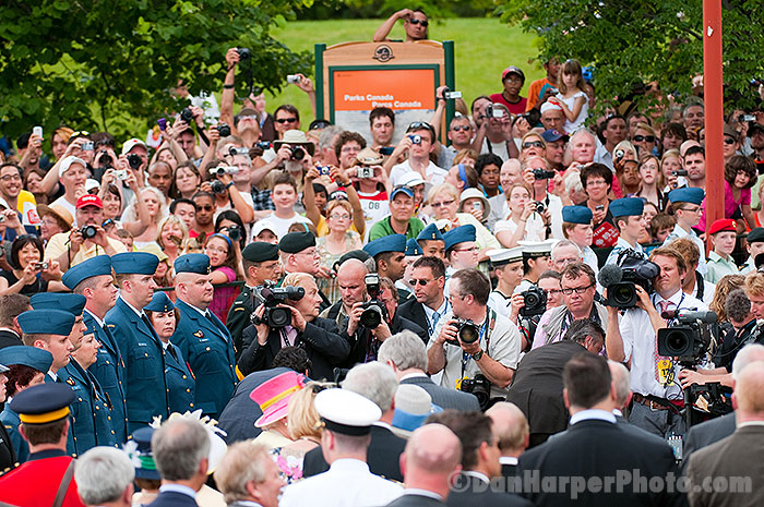 Parks Canada, the Queen visit