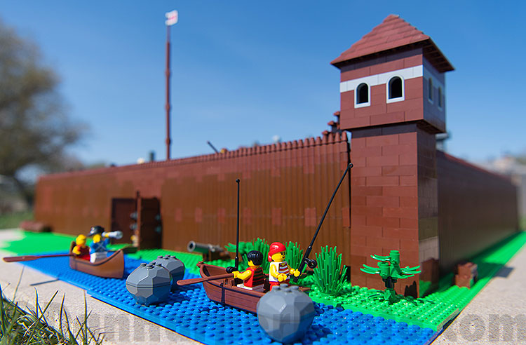 Lego Fort Gibraltar - Festival du Voyageur