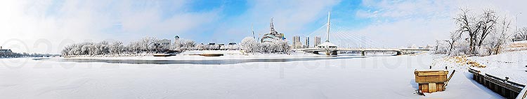 Panoramic hoarfrost