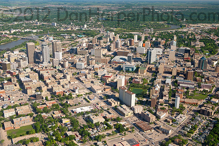 Winnipeg helicopter stock photography