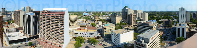Gigapixel image of Winnipeg, Manitoba downtown
