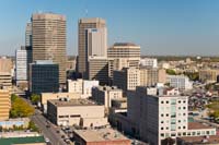 Winnipeg aerial stock photography - Rooftops